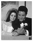 Elvis and Priscilla Ann Beaulieu when married they exchanged platinum wedding rings. 