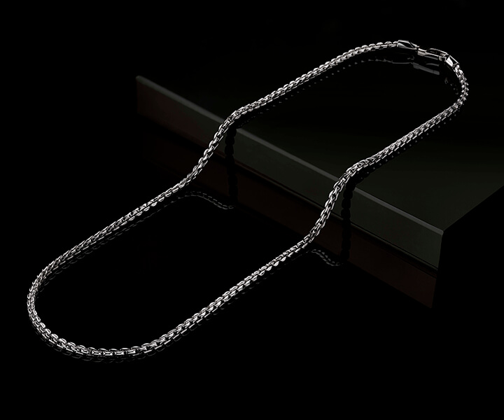 The Platinum Braided Chain for men