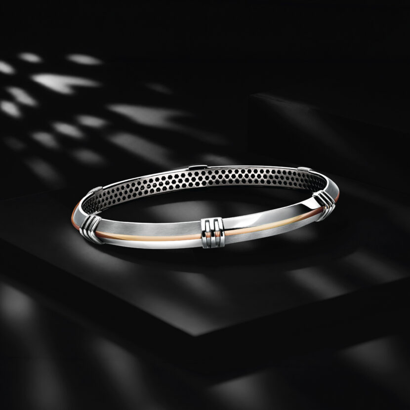 The Platinum Arc Bracelet