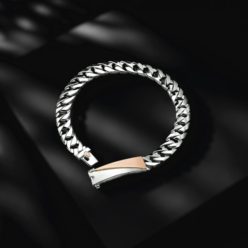 The Platinum Bold-Links Bracelet