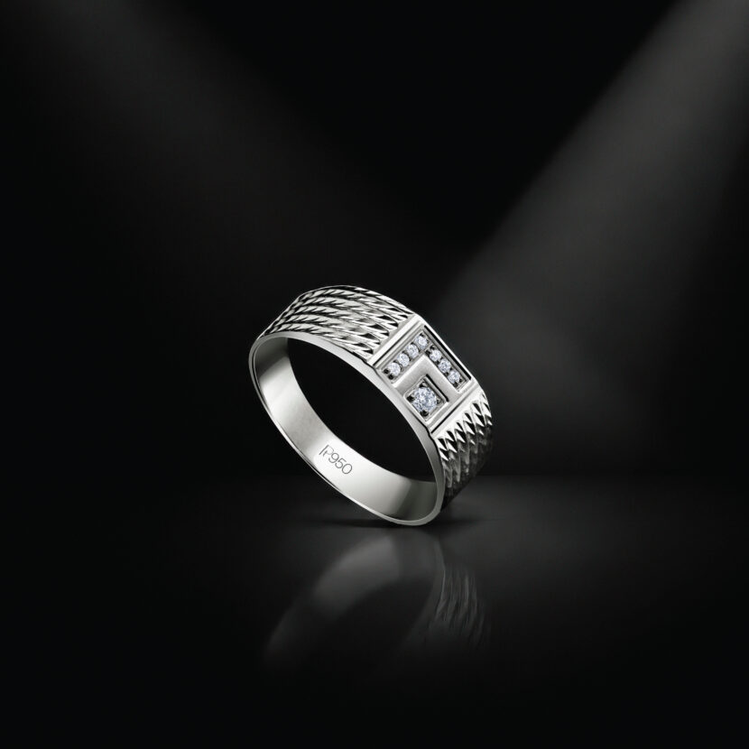 The Platinum Weave Ring
