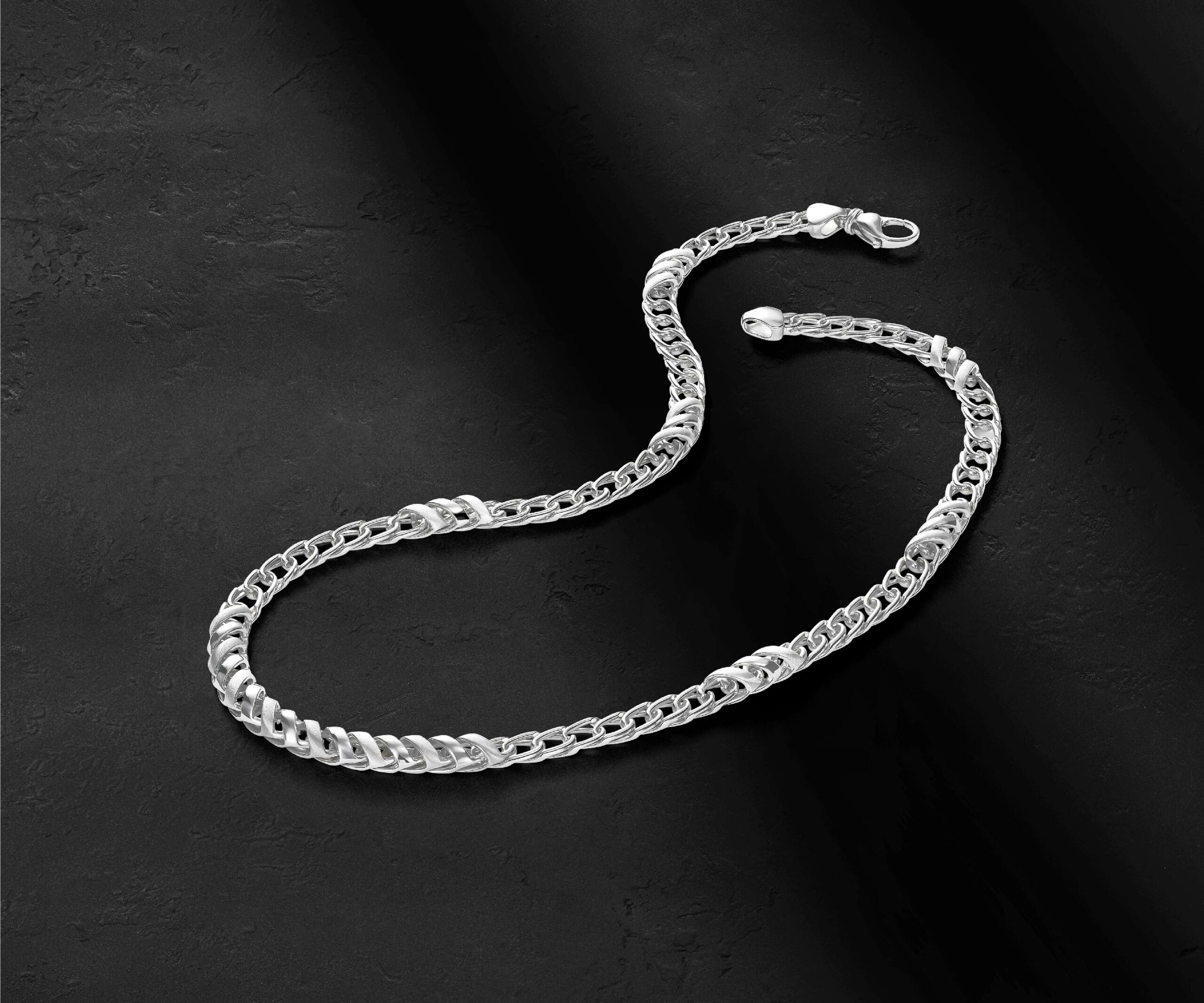 Platinum Seamless Design Chain - Platinum Wristwear & Bracelets
