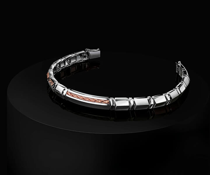 Platinum Bracelet / Kada for Men