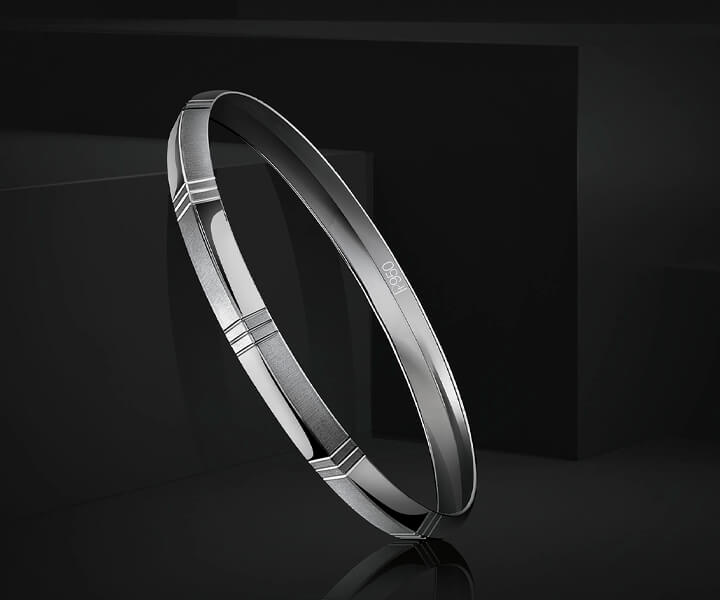 Platinum Bracelet / Kada for Men