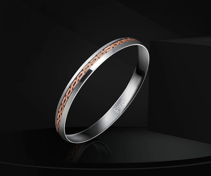 Platinum Bracelet / Kada for Men