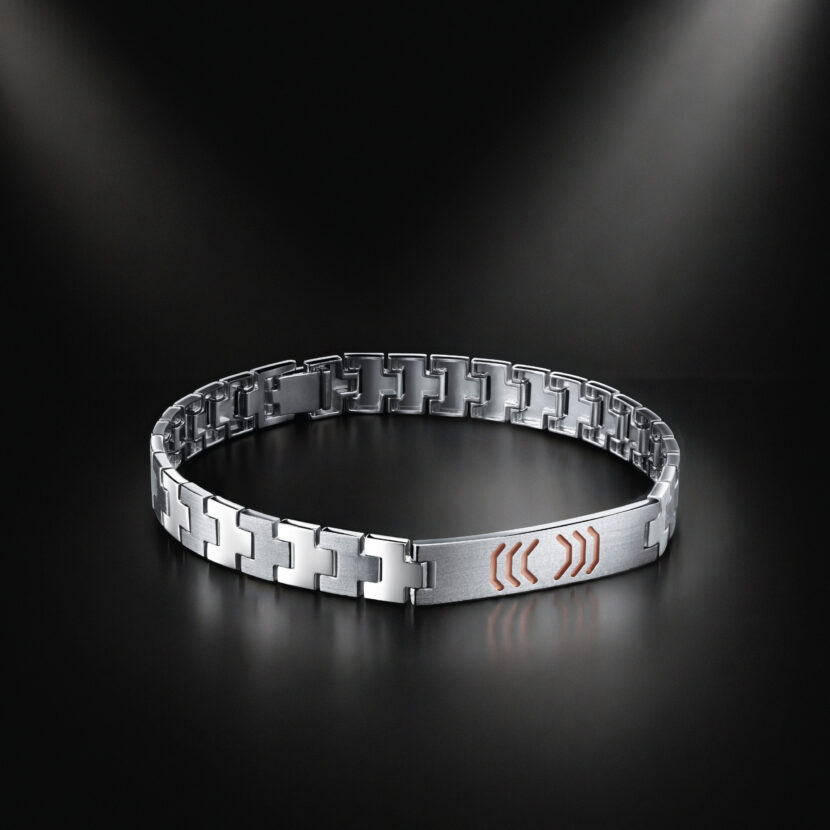 The Platinum Block Link Bracelet